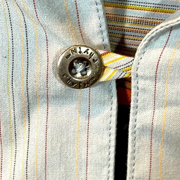 Patagonia vintage Rhythm Popover Tunic Organic Cotton Stripes medium - Picture 3 of 6